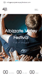 Mobile Screenshot of albizzatevalleyfestival.com